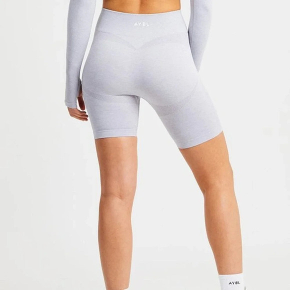 AYBL Light‎ Blue Seamless Athletic Shorts Size XL - Picture 1 of 6